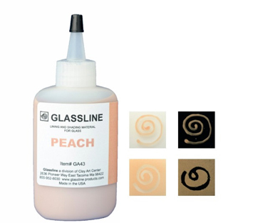 Glassline Paint Pen - Peach - Click Image to Close